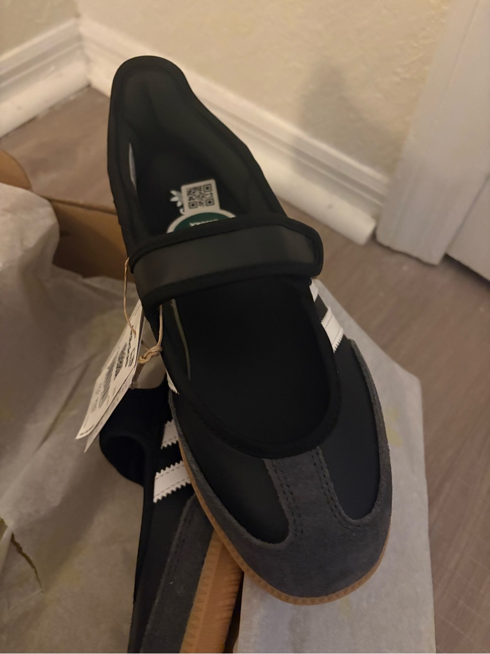✨ adidas Samba Jane Black White Gum Women's Sneaker✨ - Picture 6 of 8